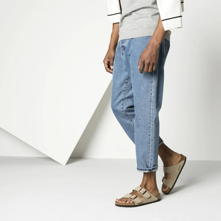 Birkenstock arizona clearance sfb taupe suede