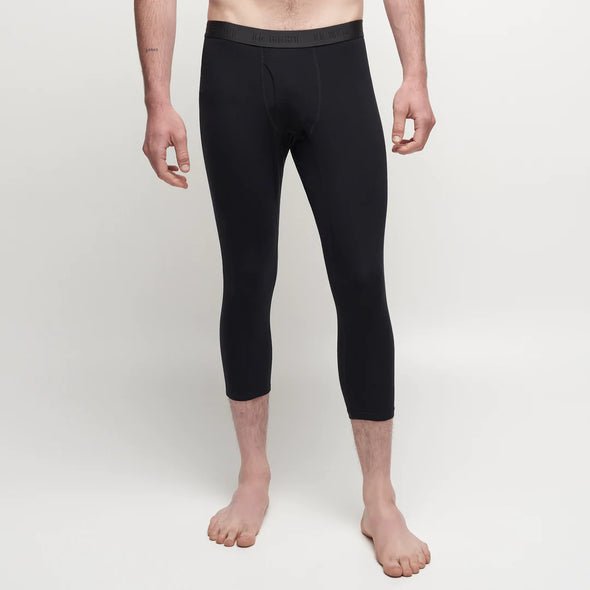 Le Bent Core 200 3/4 Mens Thermal Bottoms Black