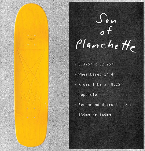 Welcome Loris Loughlin on Son Of Planchette Skateboard Deck 8.38"