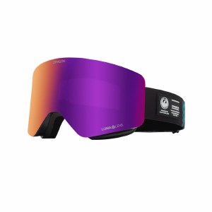 Dragon R1 OTG Black Pearl Goggle Lumalens Purple Ionized + Amber