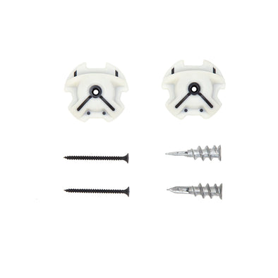 Demon Snowboard Wedge Wall Mounts White