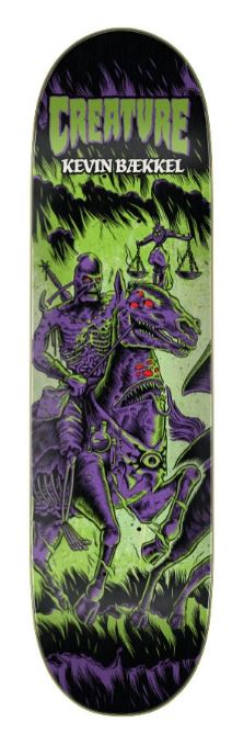 Creature Kevin Baekkel Horseman VX Skateboard Deck 8.5