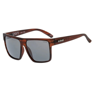 Liive Envy Polar Matt Black Wood Rubber Sunglasses