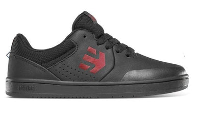 Etnies Marana Skate Shoes Youth Black/Red/Black