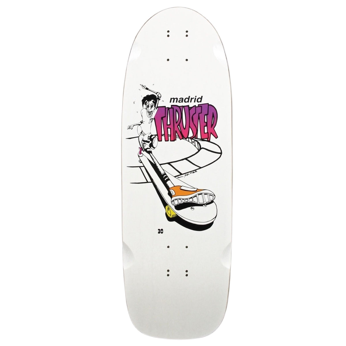 Madrid Retro Thruster Skateboard Deck 9.75"