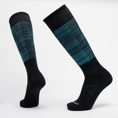 Le Bent Core ULTRA LIGHT Glacier & Black Snowboard Sock
