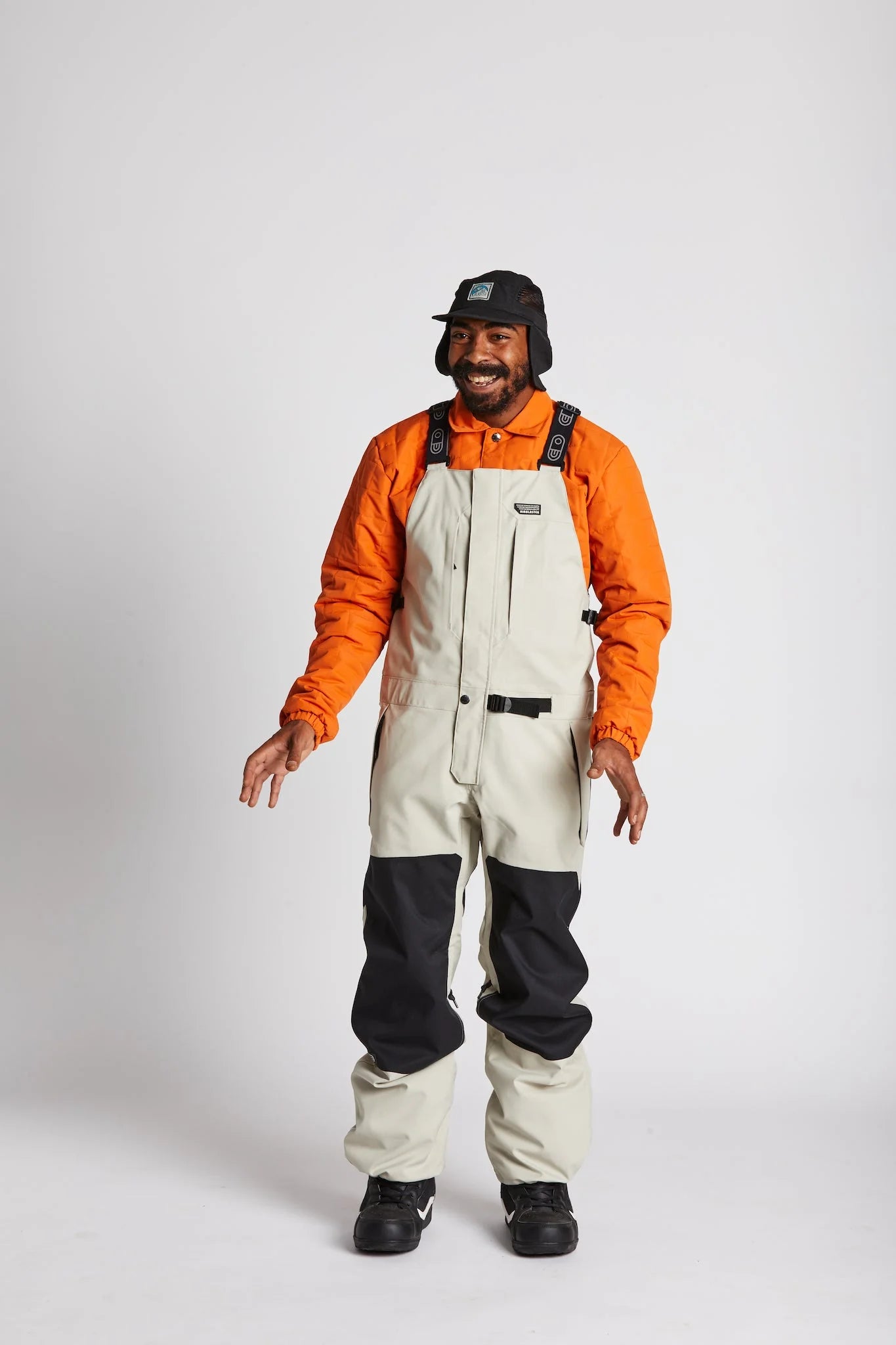 AIRBLASTER stretch krill Bib Airblaster Stretch Krill Bib Sand