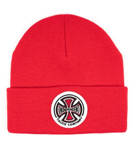 Independent T/C Patch Red Beanie