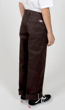 Dickies 478 Original Fit Youth Dark Brown Work Pants