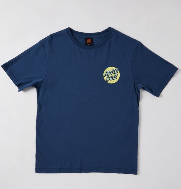 Santa Cruz Youth Other Dot Pop Chest Big Brother Tee Navy