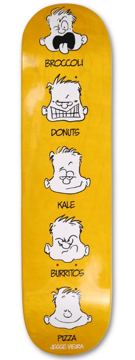 Pizza Jesse Vieira Feelings Skateboard Deck 8.0