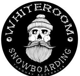 Whiteroom Skull Sticker Med