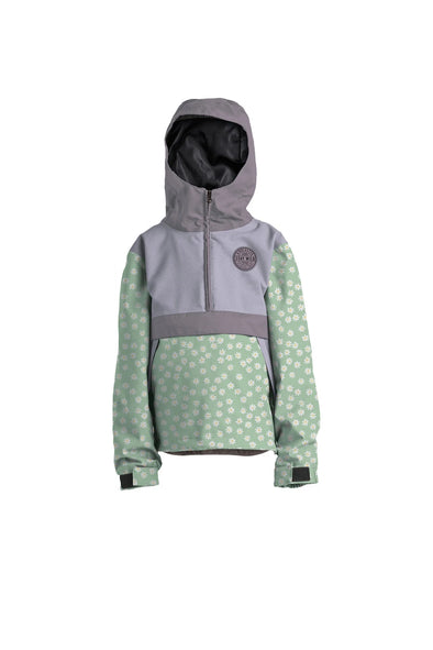 Airblaster Youth Trenchover - Mint Daisy