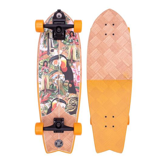 Z-Flex Banana Train Surf Skate Fish