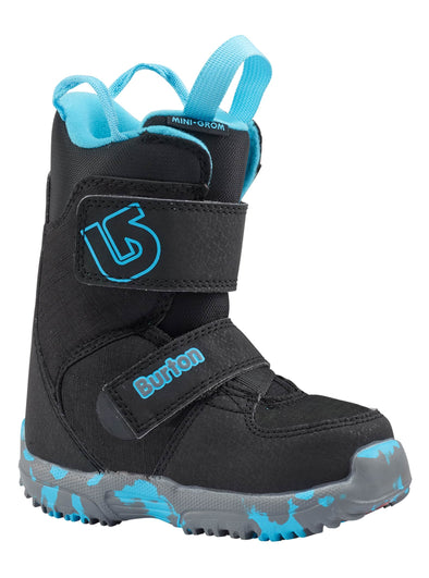 Burton Mini Grom Black Blue Snowboard Boot