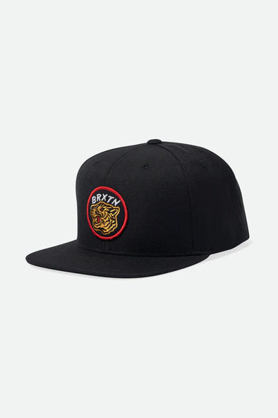 Brixton Kit MP Snapback Cap Black