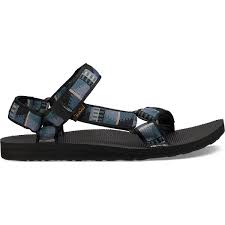 Teva Mens Universal Original Black Peaks Black Sandals