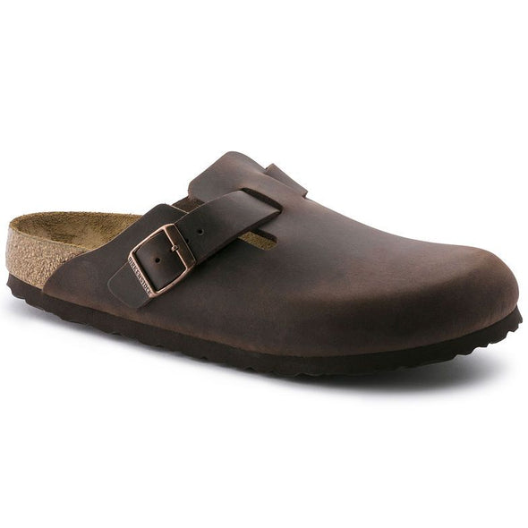 Birkenstock Boston Habana Oiled Leather Clog