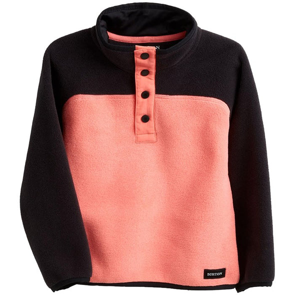 Burton Spark Fleece Anorak Toddler True Black/Georgia Peach