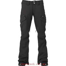 Burton Gloria Snowboard Ski Pants Faded Grey