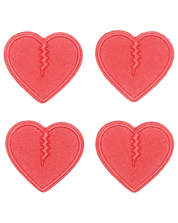 Crab Grab Mini Hearts Stomp Pad Red