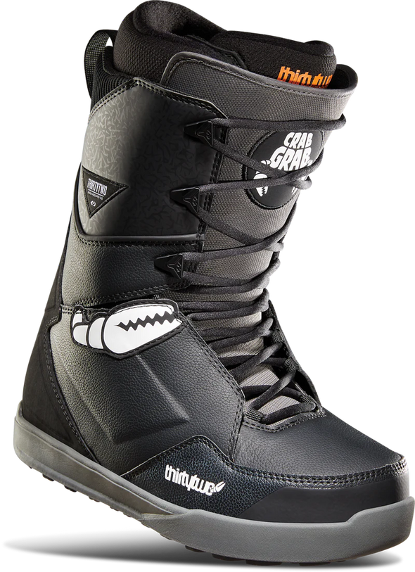 ThirtyTwo Lashed Crab Grab Black/Grey/White Snowboard Boots