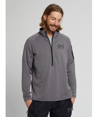 Burton [AK] Helium Grid Half Zip Fleece Castlerock