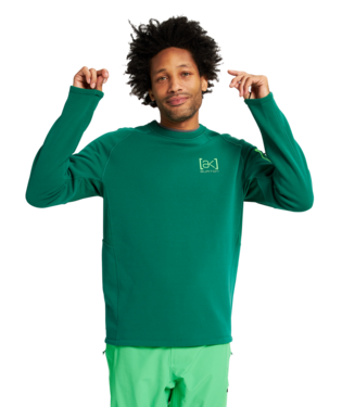 Burton [AK] Baker Power Stretch Fleece Crew Fir Green