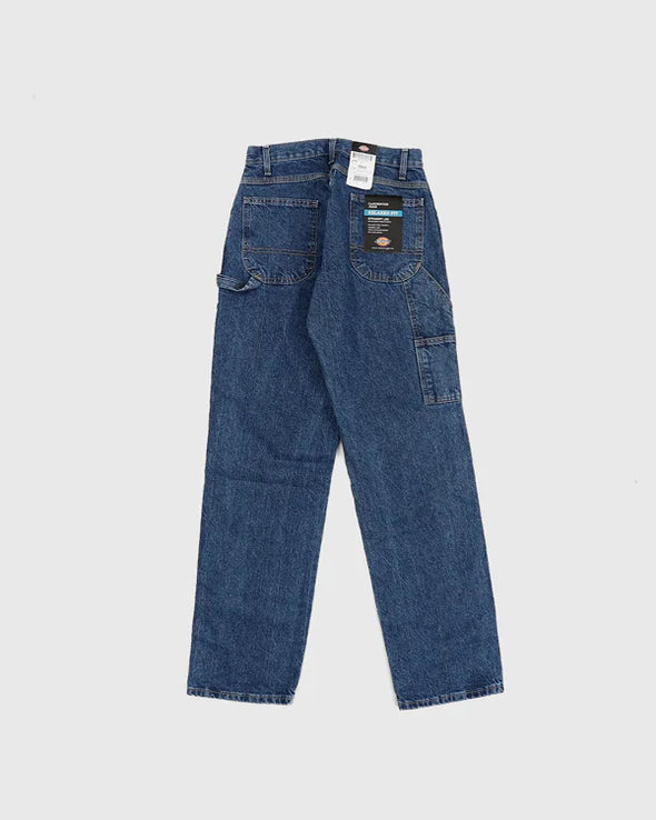 Dickies Relaxed Fit Carpenter Jeans  STONE WASH Indigo