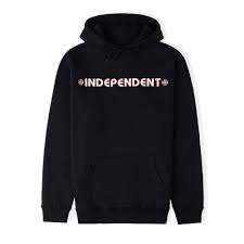 Independent Bar Cross Pop Black Hoodie