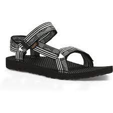 Teva Womens Universal Original Campo Black White Sandals
