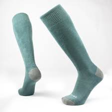 Le Bent Alpha Full Cushion Snowboard Sock Chinois Green