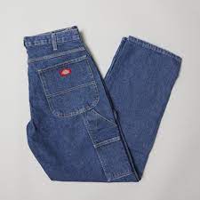 Dickies Relax Fit Carpenter Jeans Rinsed Indigo Blue 1993