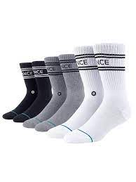 Stance Casual Basic 3-Pack Black/White/Grey Socks