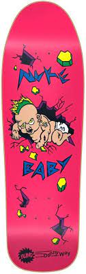 Blind Danny Way Nuke Baby pink 9.75'' Concave Deck