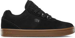 Etnies Joslin Youth Skate Shoes Black Gum