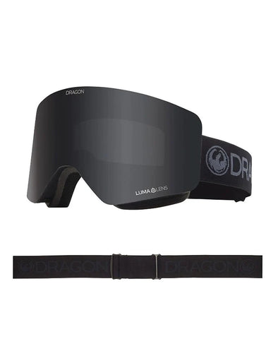 Dragon R1 OTG Blackout Snow Goggles