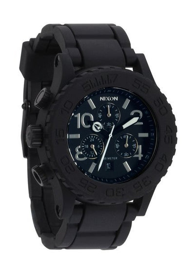 Nixon Rubber 42-20 Chrono Black