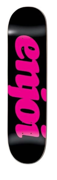 Enjoi Flocked Deck Black/Pink 7.75