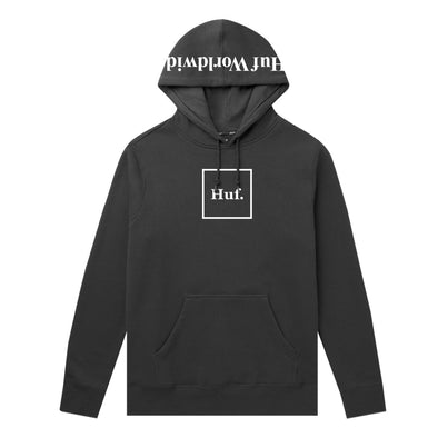 HUF Essentials Box Logo Pullover Hoody Black