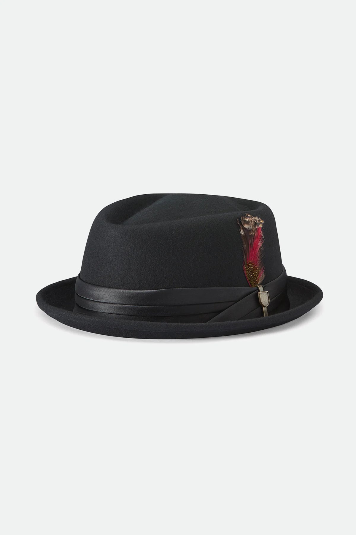 Brixton Stout Pork Pie Hat Black