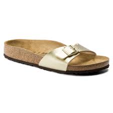 Birkenstock Madrid Gold Birko-Flor Sandals