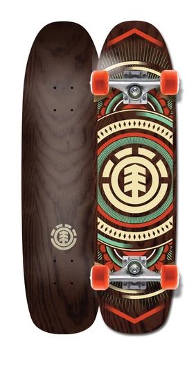 Element Hatched Cruiser Skateboard 8.75