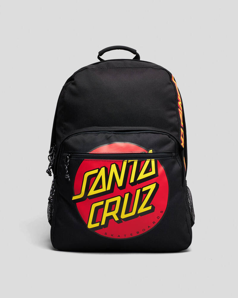 Santa Cruz Classic Dot Back Pack Bag Black