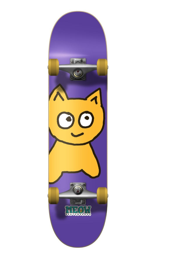 Meow Skateboard Complete Big Cat Purple 7.0”