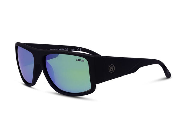 Liive Coast Guard Float Mirror Matt Black Sunglasses