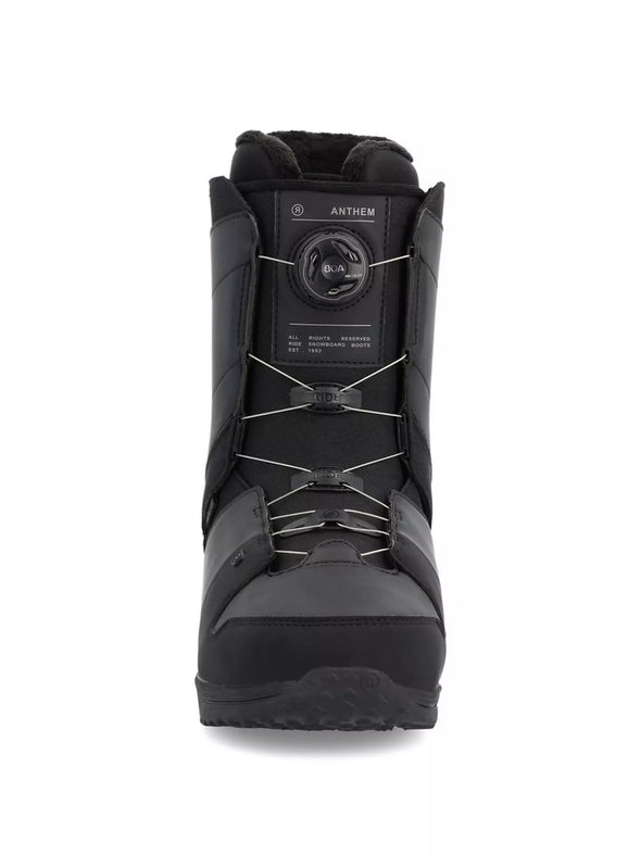 Ride Anthem Black Snowboard Boots 2023