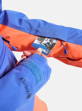 Burton Women’s Pillowline GORE-TEX 2L Anorak Jacket (Amparo Blue/Tetras Orange)