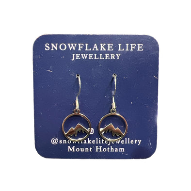 Snowflake Life Jewellery Silver Mountain Earring