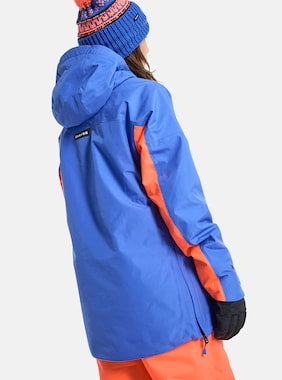 Burton Women’s Pillowline GORE-TEX 2L Anorak Jacket (Amparo Blue/Tetras Orange)